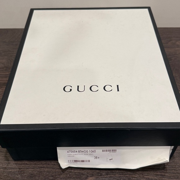 New. Gucci Black and Red Stripe Bag with Cream Dust Cover. Authentic. Size 38.5 - Picture 7 of 13